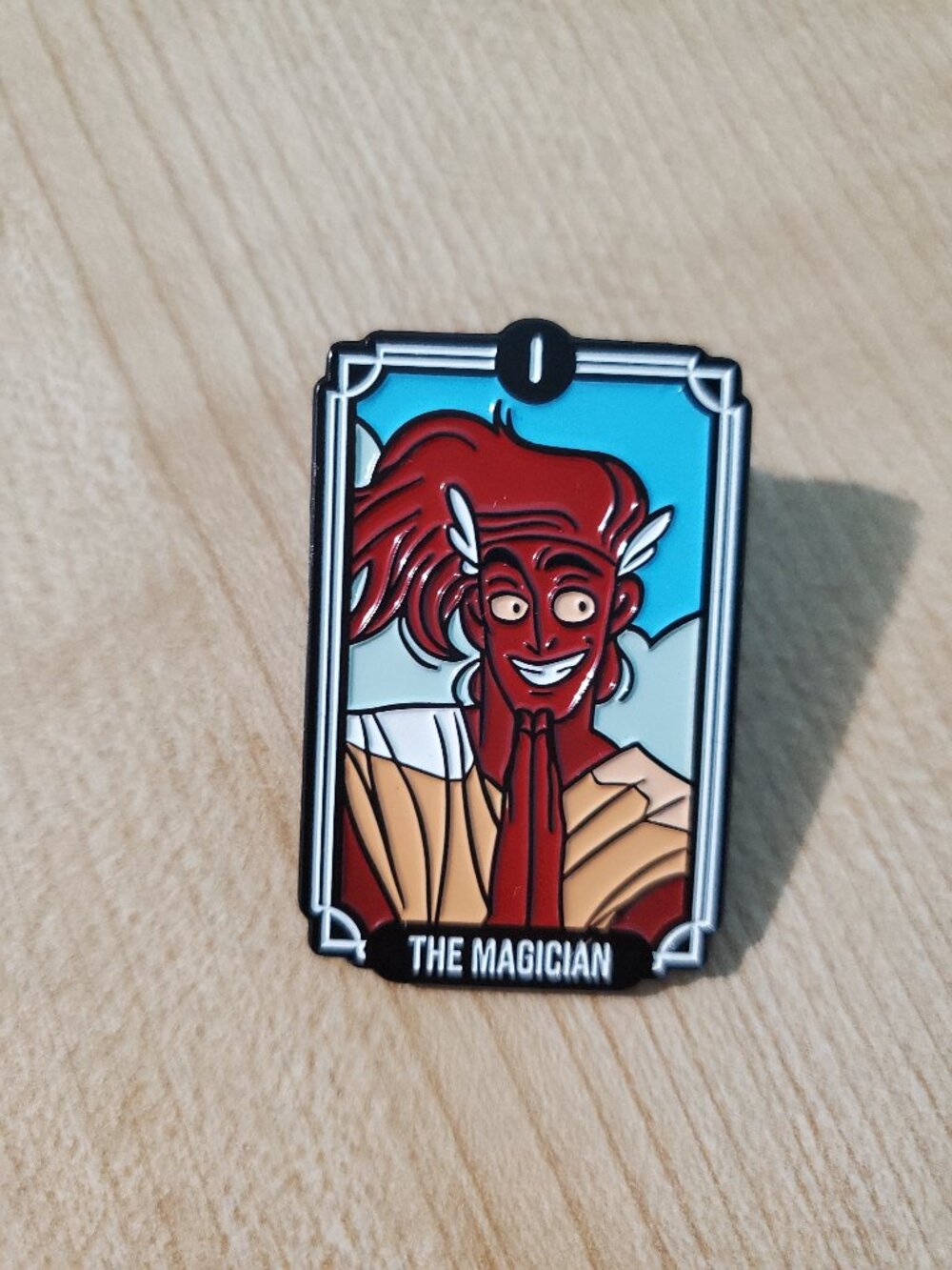 Lore Olympus Hermes Tarot Pin